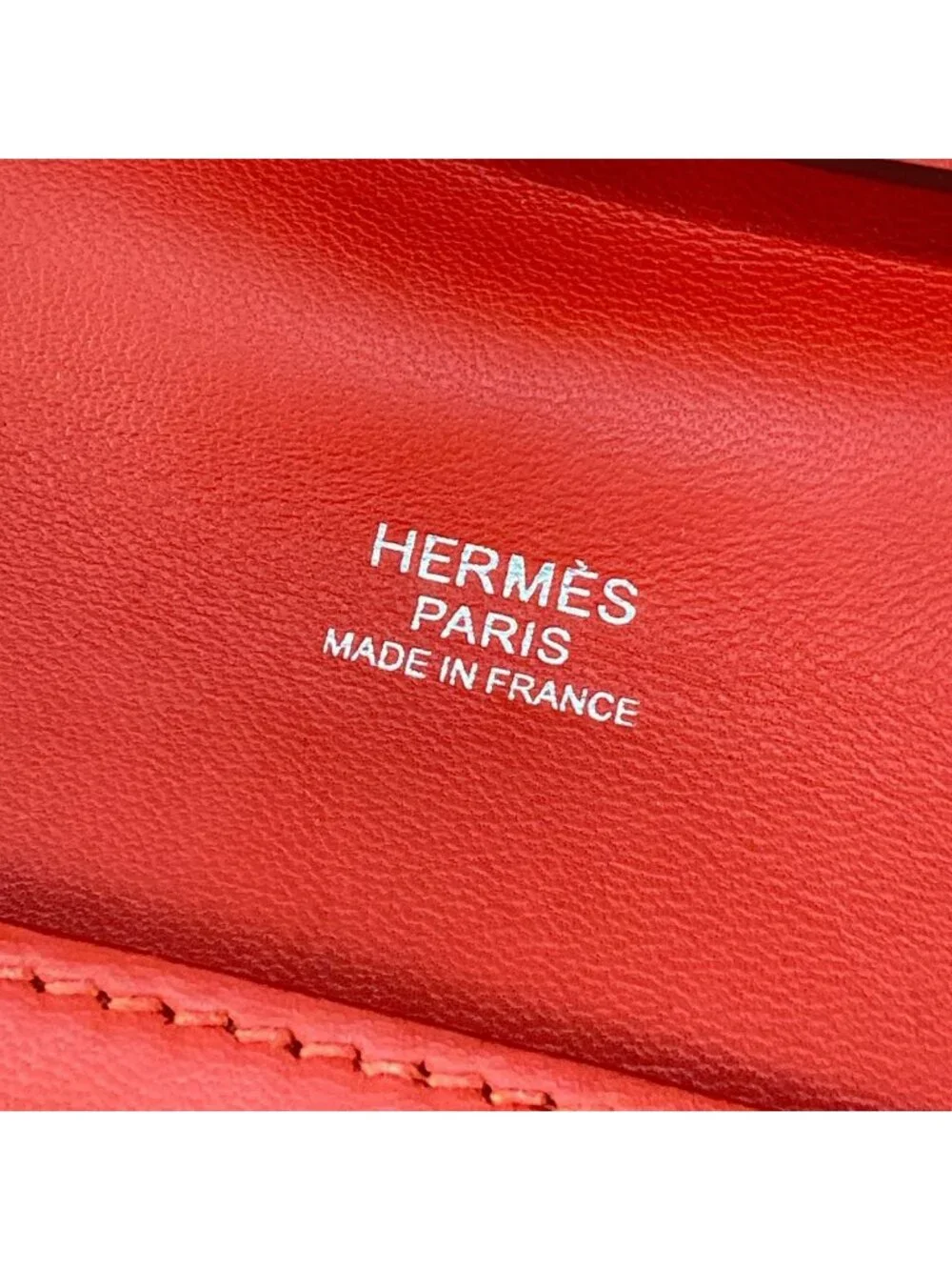 Hermes Backpack a Dos Rouge Pivoine Silver